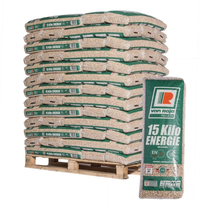 Pellets Van Roje – Palette mit 65 Säcken