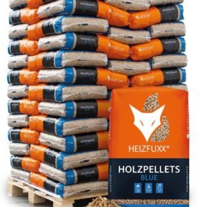 ALIGO Heizfuxx Holzpellets ENplus A1 & DINplus – 6 mm, 65 Säcke à 15 kg, 975 kg pro Palette
